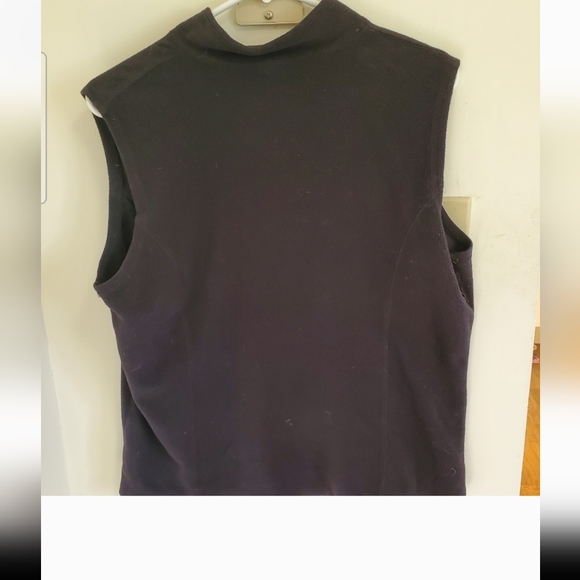 Columbia Black fleece vest Large - Picture 2 of 3